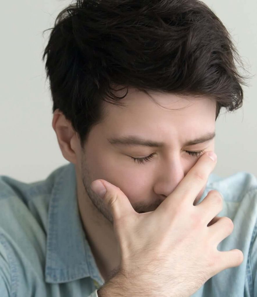 Worried person